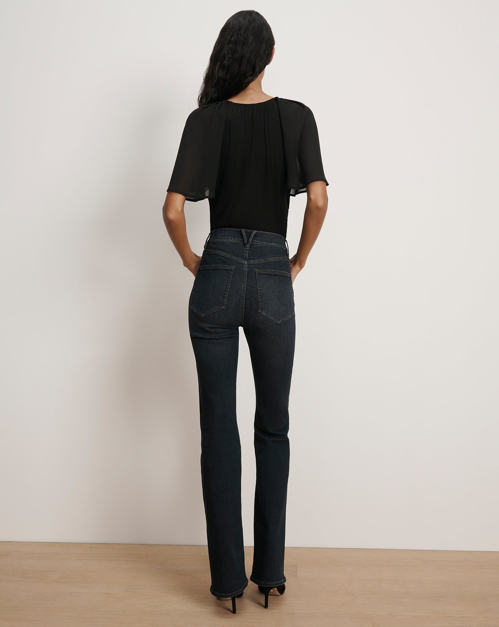 ARISA CHIFFON-SLEEVE BLOUSE - 5