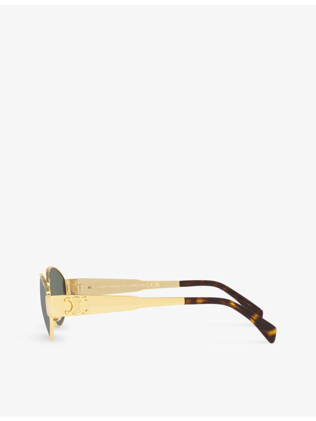 CL40235U oval-frame metal sunglasses - 4
