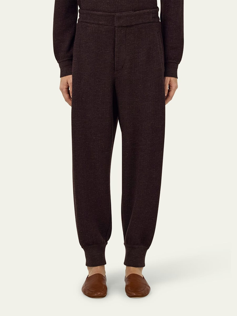 Loro Piana Men's Cellina Mouline Boucle Pants outlook