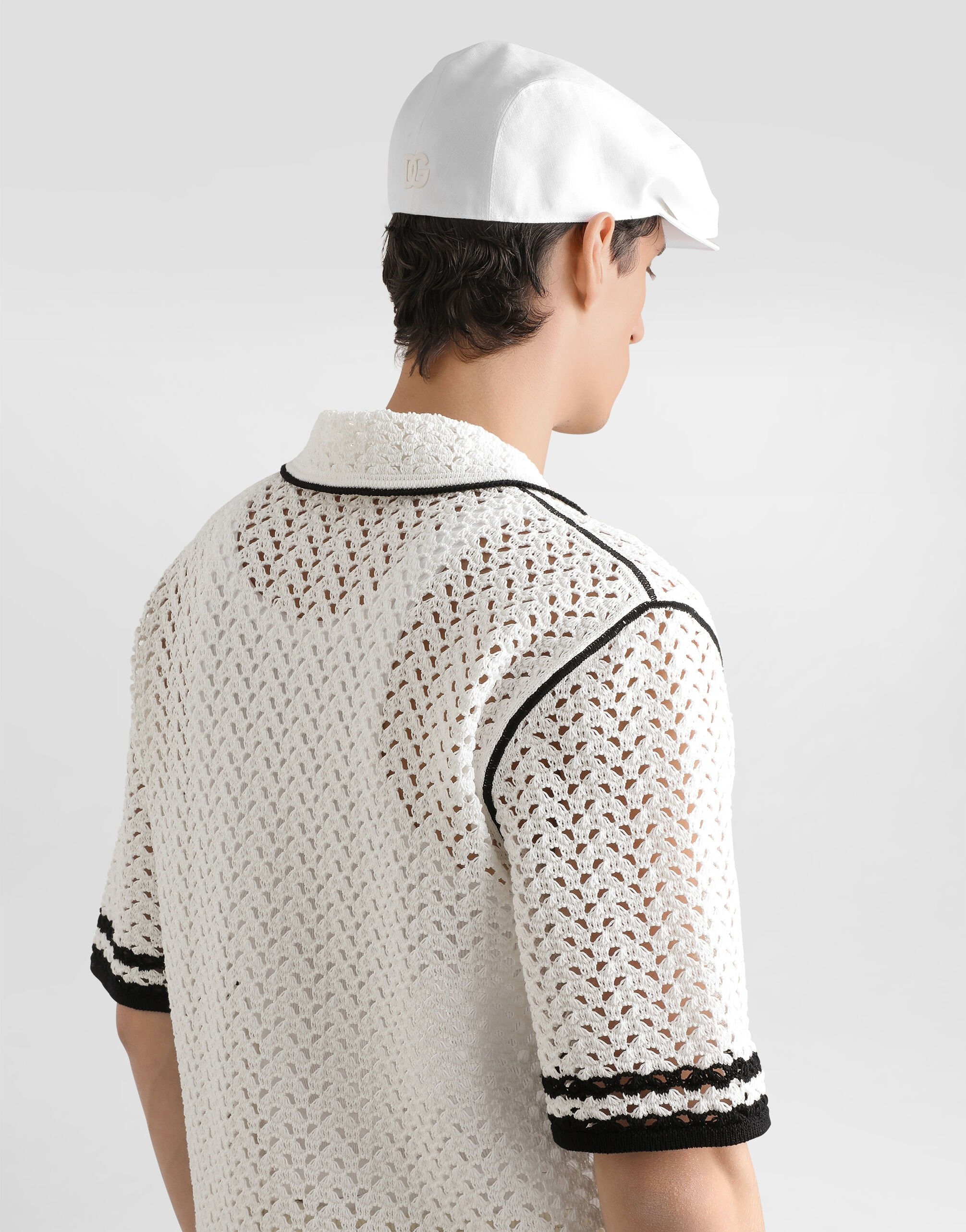 Camicia crochet effetto uncinetto - 5
