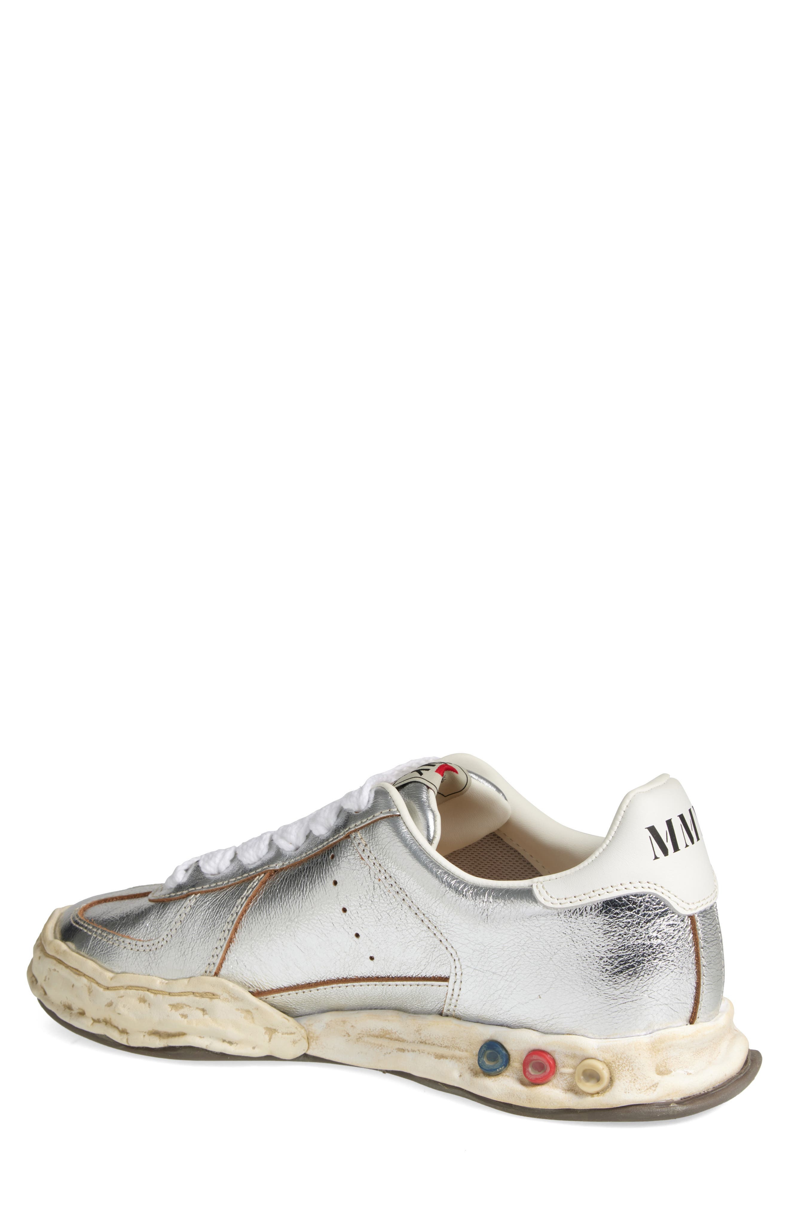 Maison MIHARA YASUHIRO Herbie OG Sole Metallic Sneaker in Silver at Nordstrom - 2