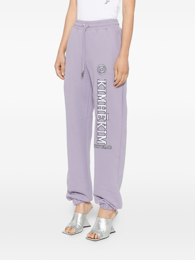 logo-appliqué track pants 3