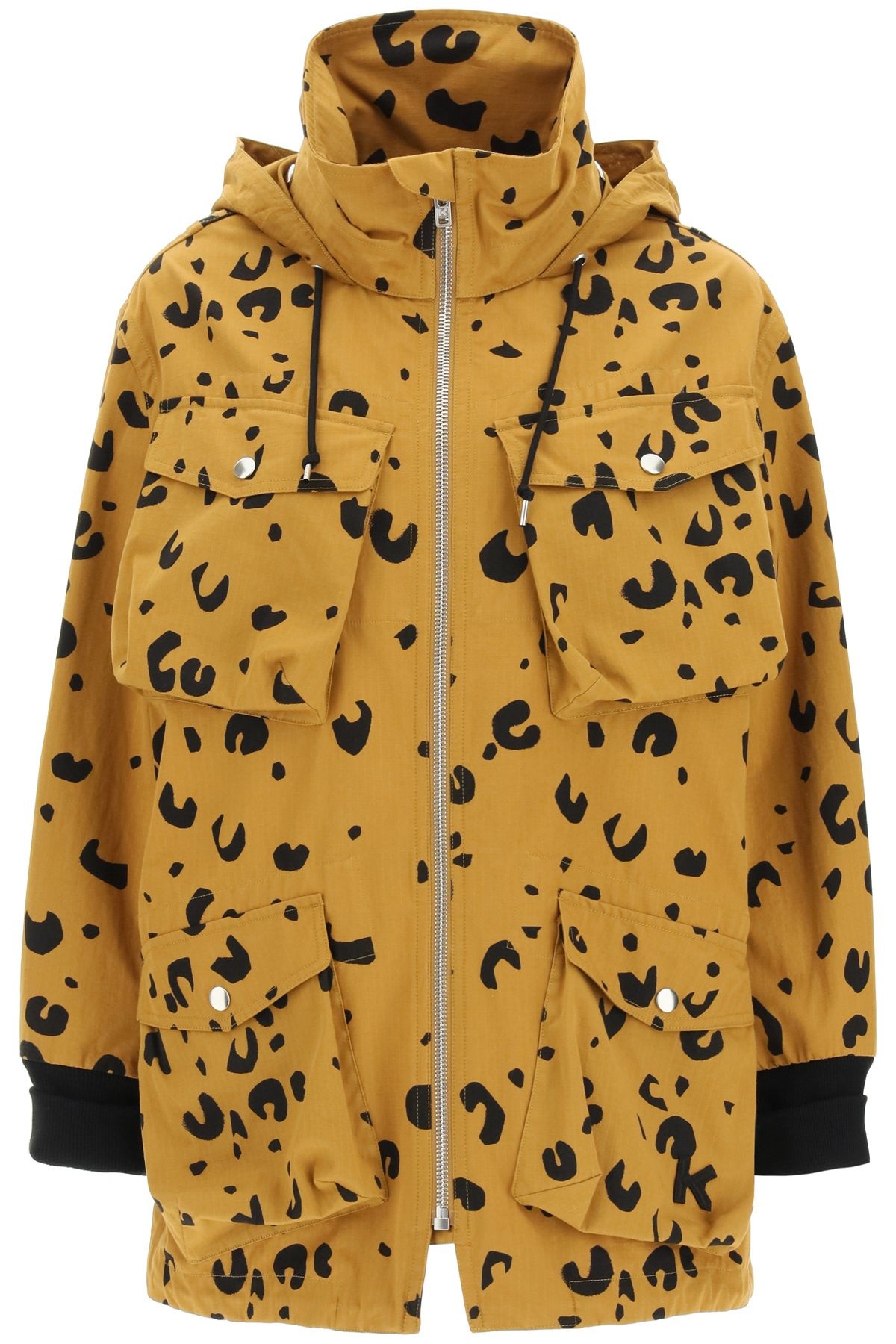 CHEETAH PRINT PARKA - 1