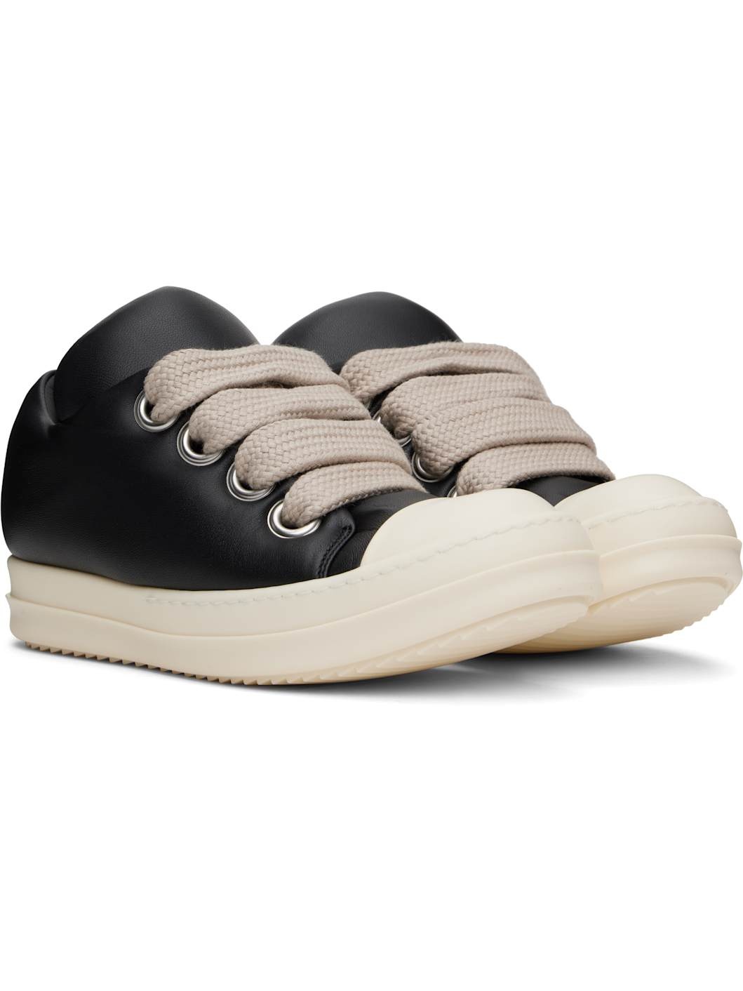 Black Hollywood Jumbolaced Low Sneakers - 4