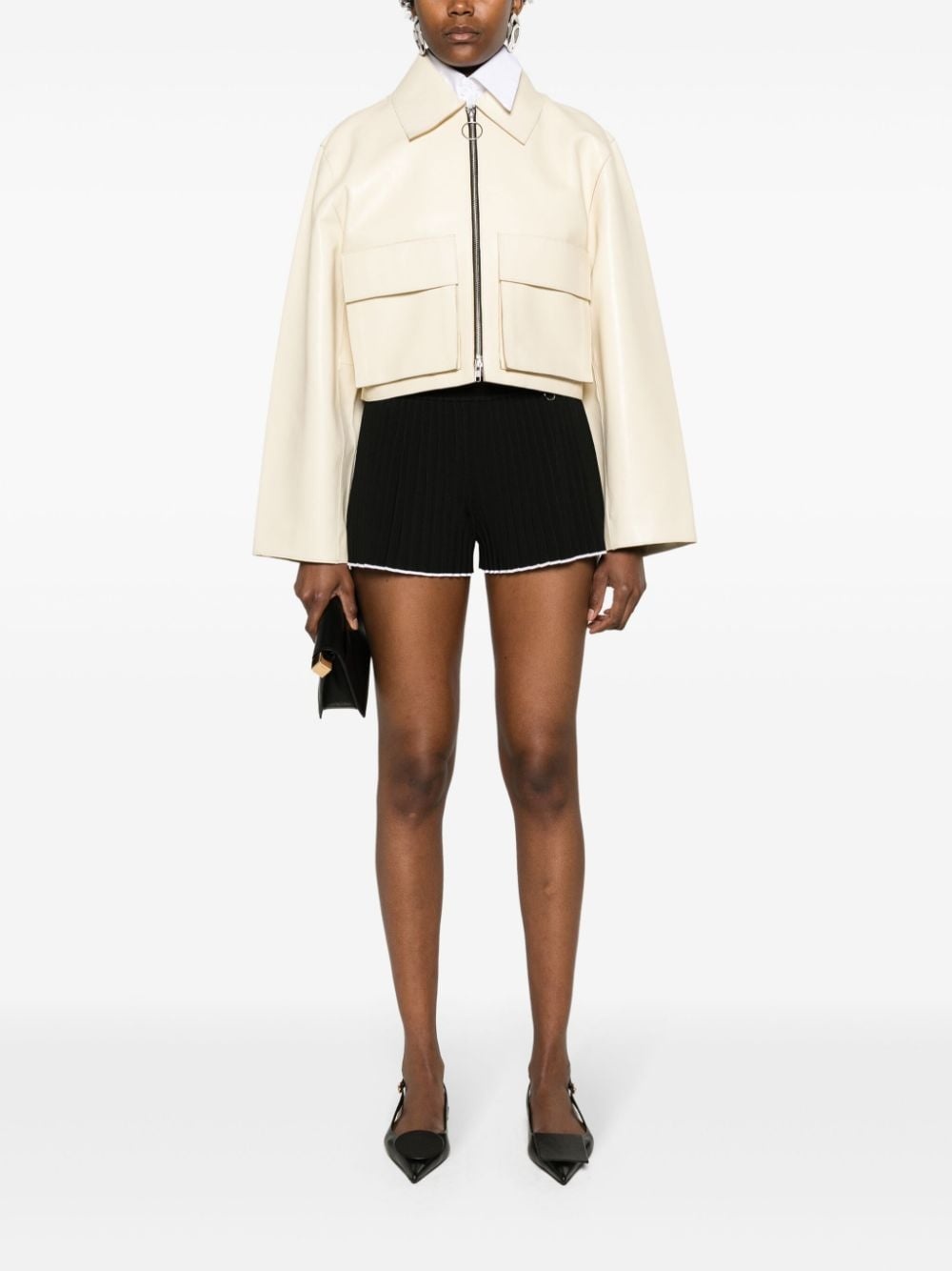 Le Short plissÃ© knitted shorts - 2