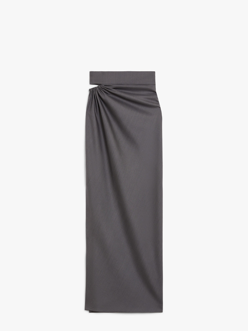 NAVONA Wool, mohair and silk slim-fitting skirt - 1