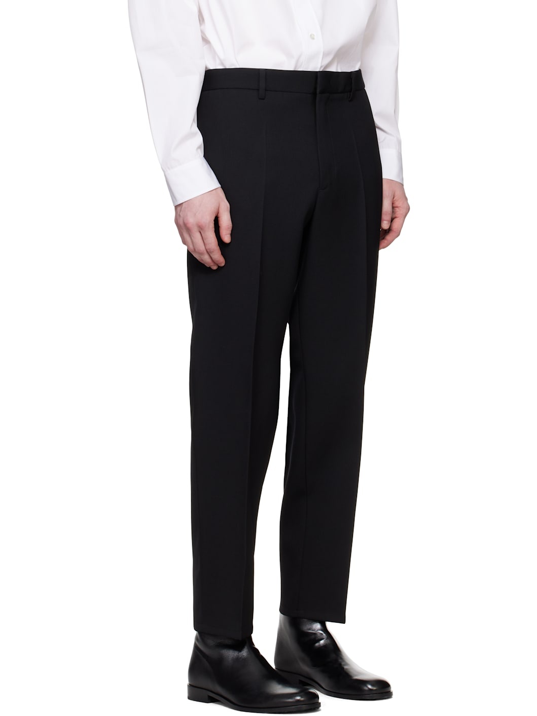 Black Tapered Trousers - 2