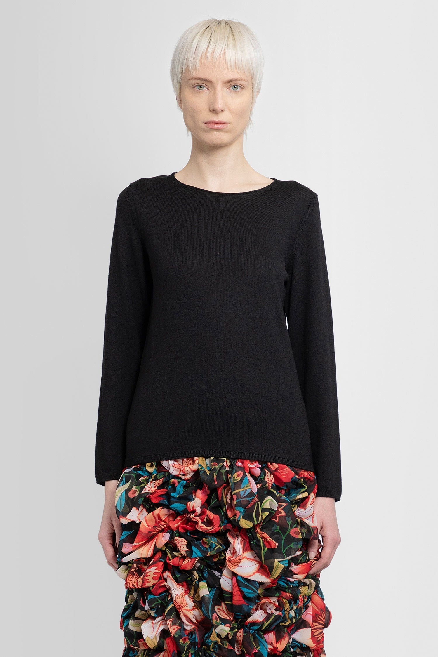 COMME DES GARCONS WOMAN BLACK KNITWEAR - 2