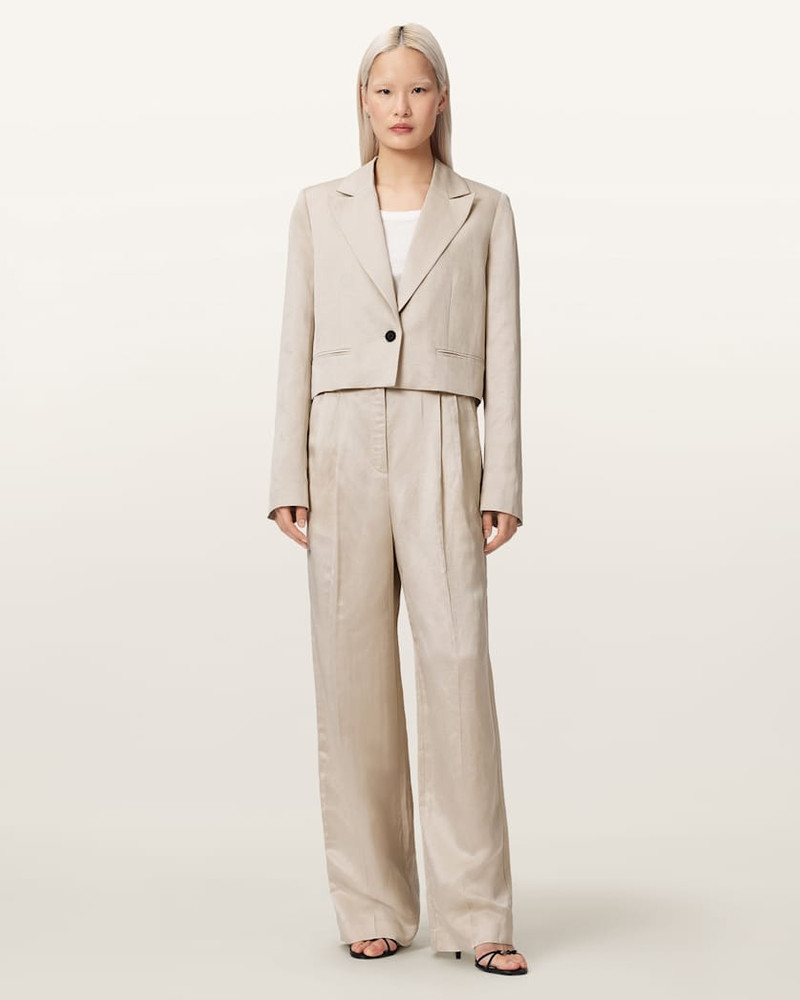 HELENA TAILORED WIDE LEG LINEN BLEND PANTS 5