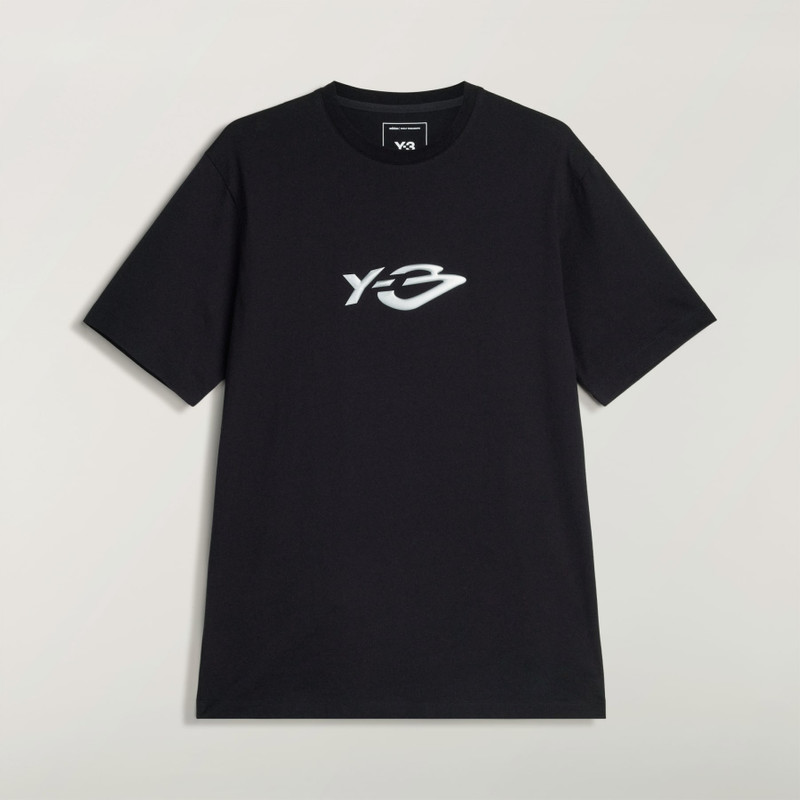 Y-3 LIQUID LOGO SHORT SLEEVE TEE 1
