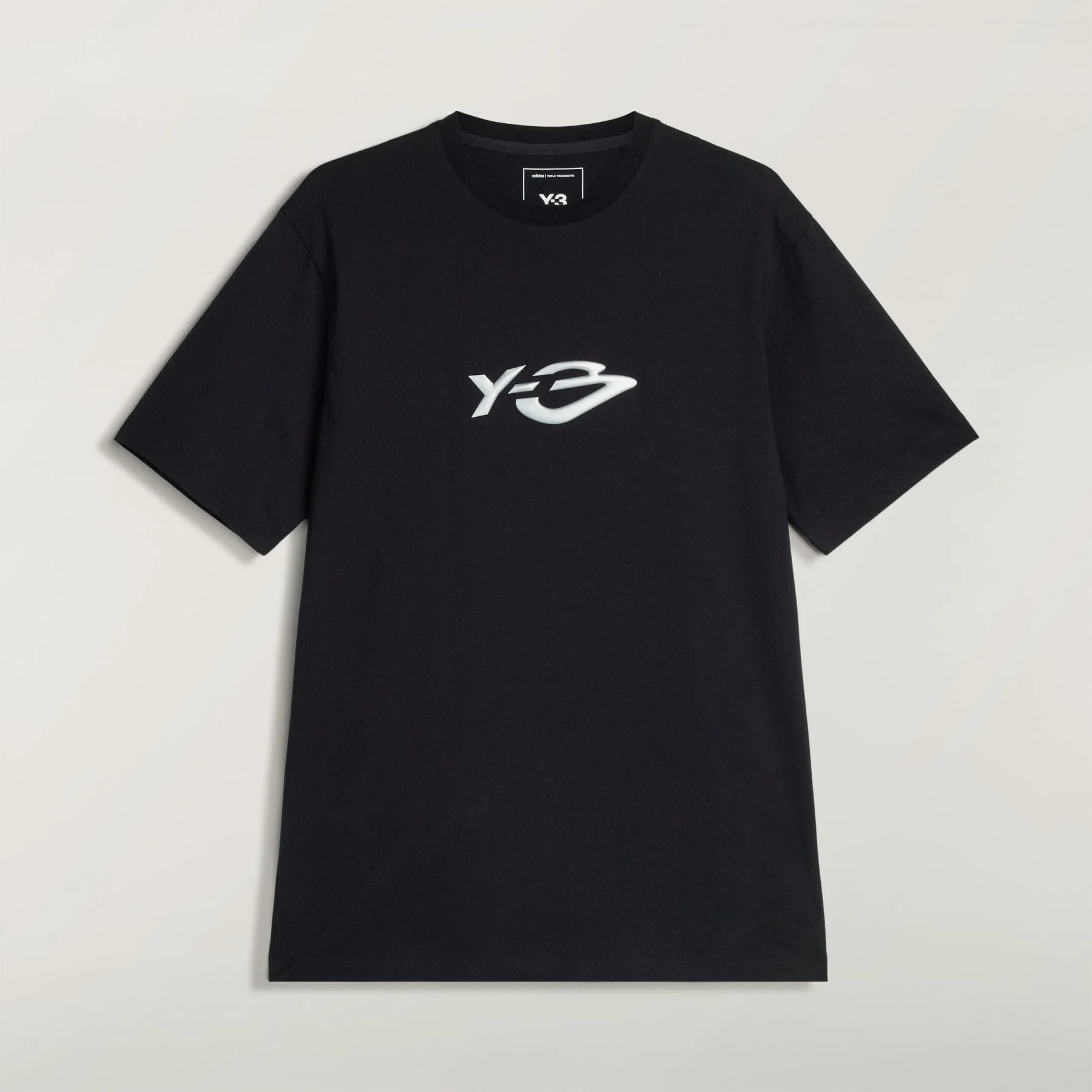 Y-3 LIQUID LOGO SHORT SLEEVE TEE - 1