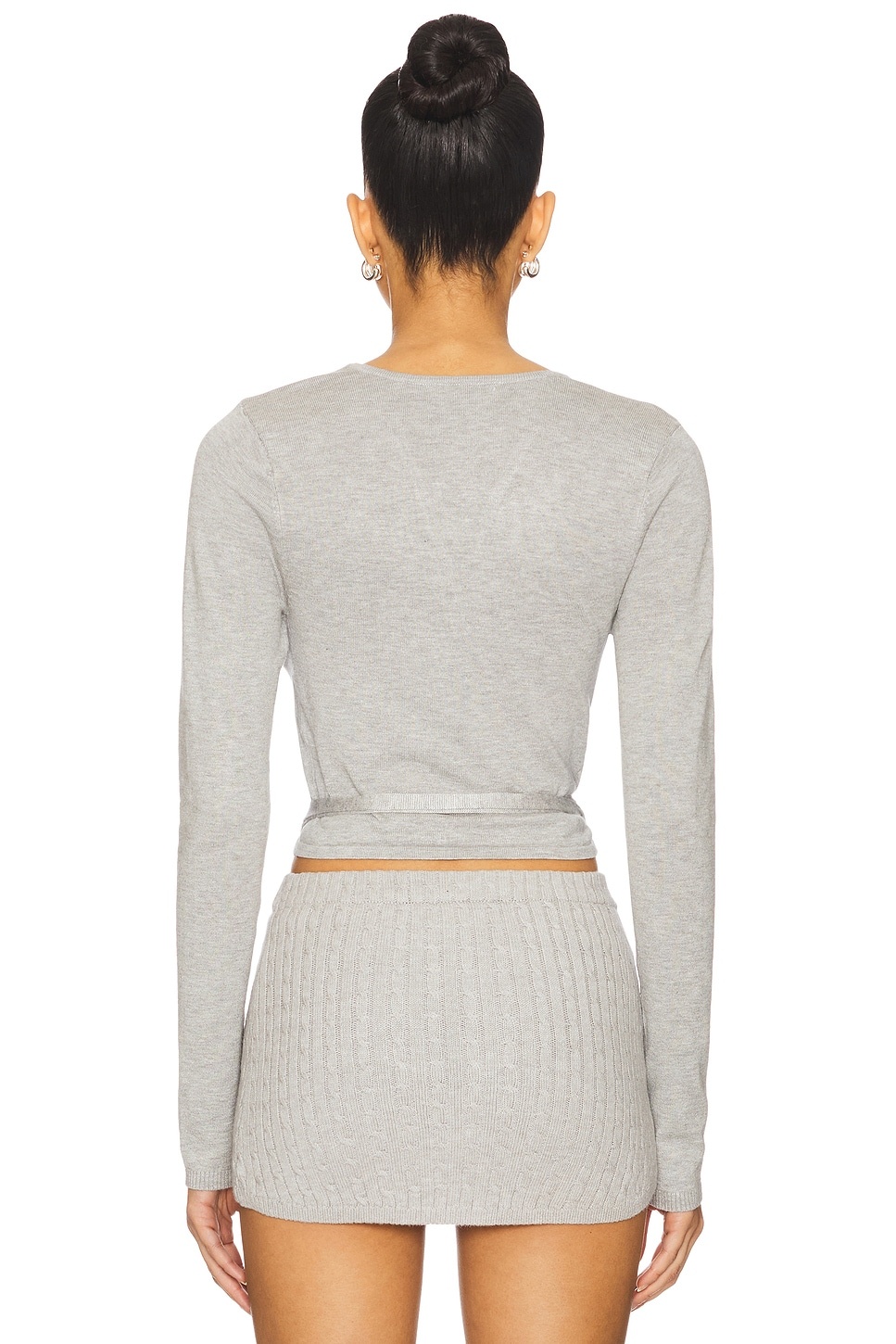 Whisper Knit Wrap Top - 3