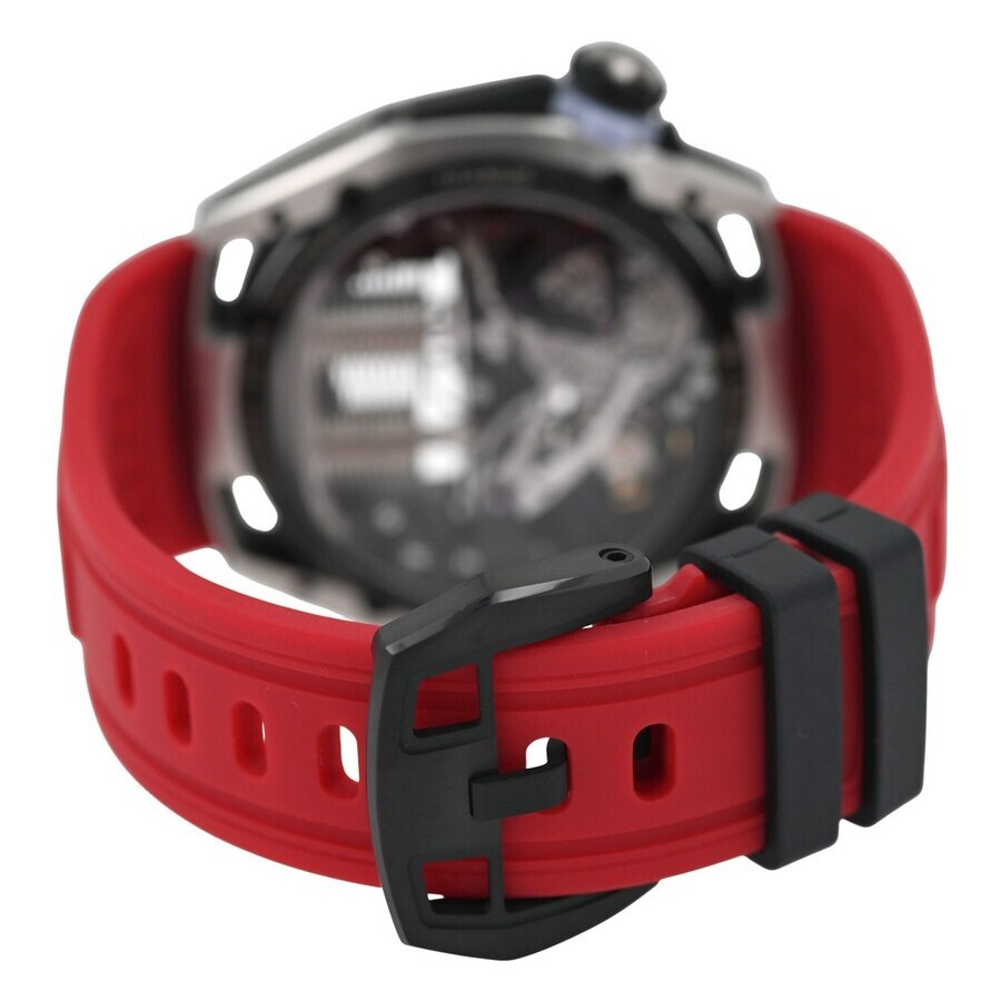 Hyt - HYT Hastroid Hand Wind Black Dial Men's Watch H03061-A - 4