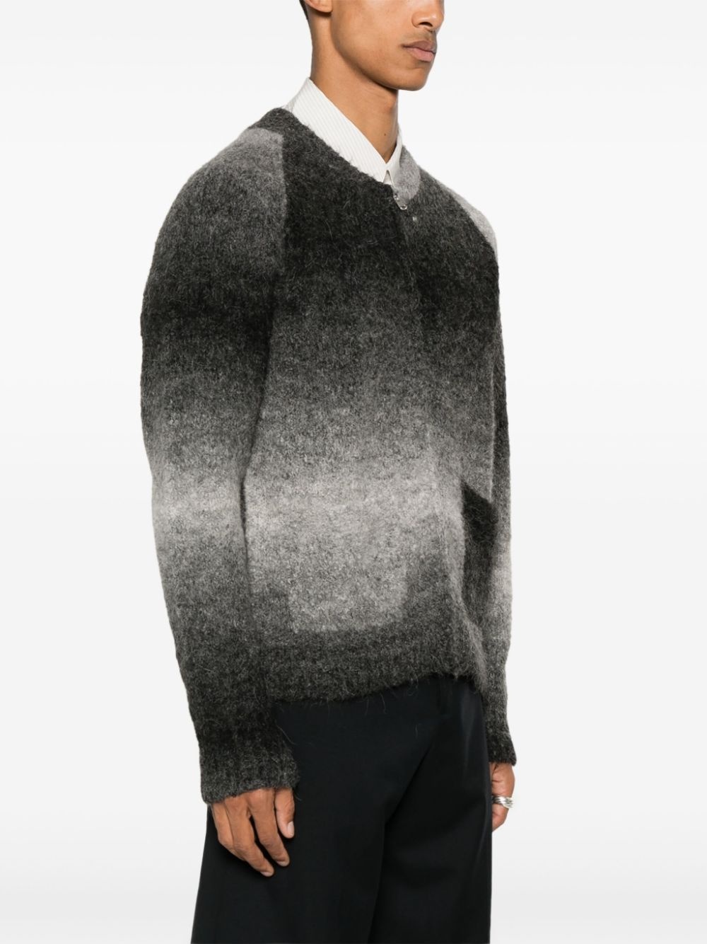 gradient-effect cardigan - 3