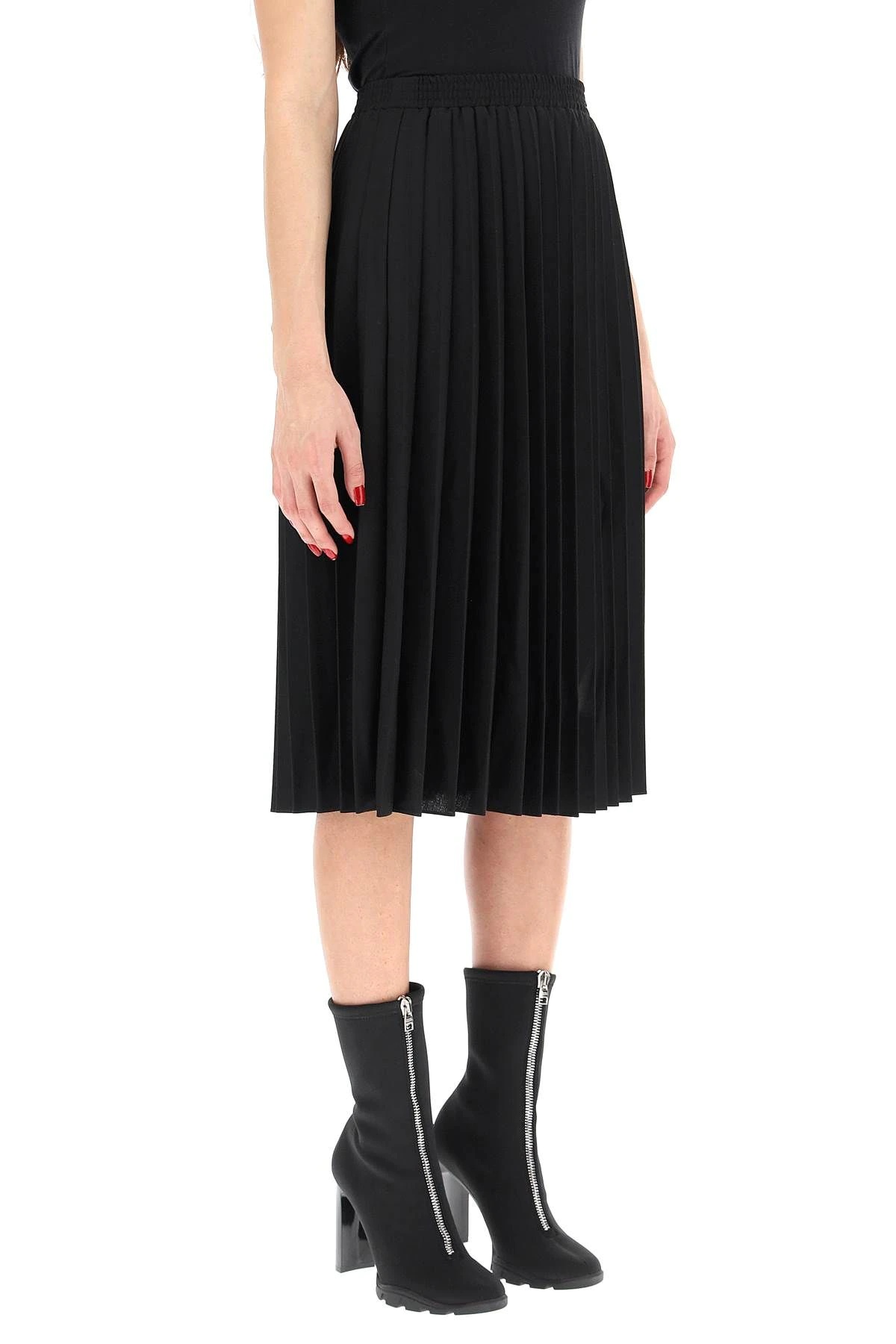 PLEATED SKIRT WITH LOGO - 3