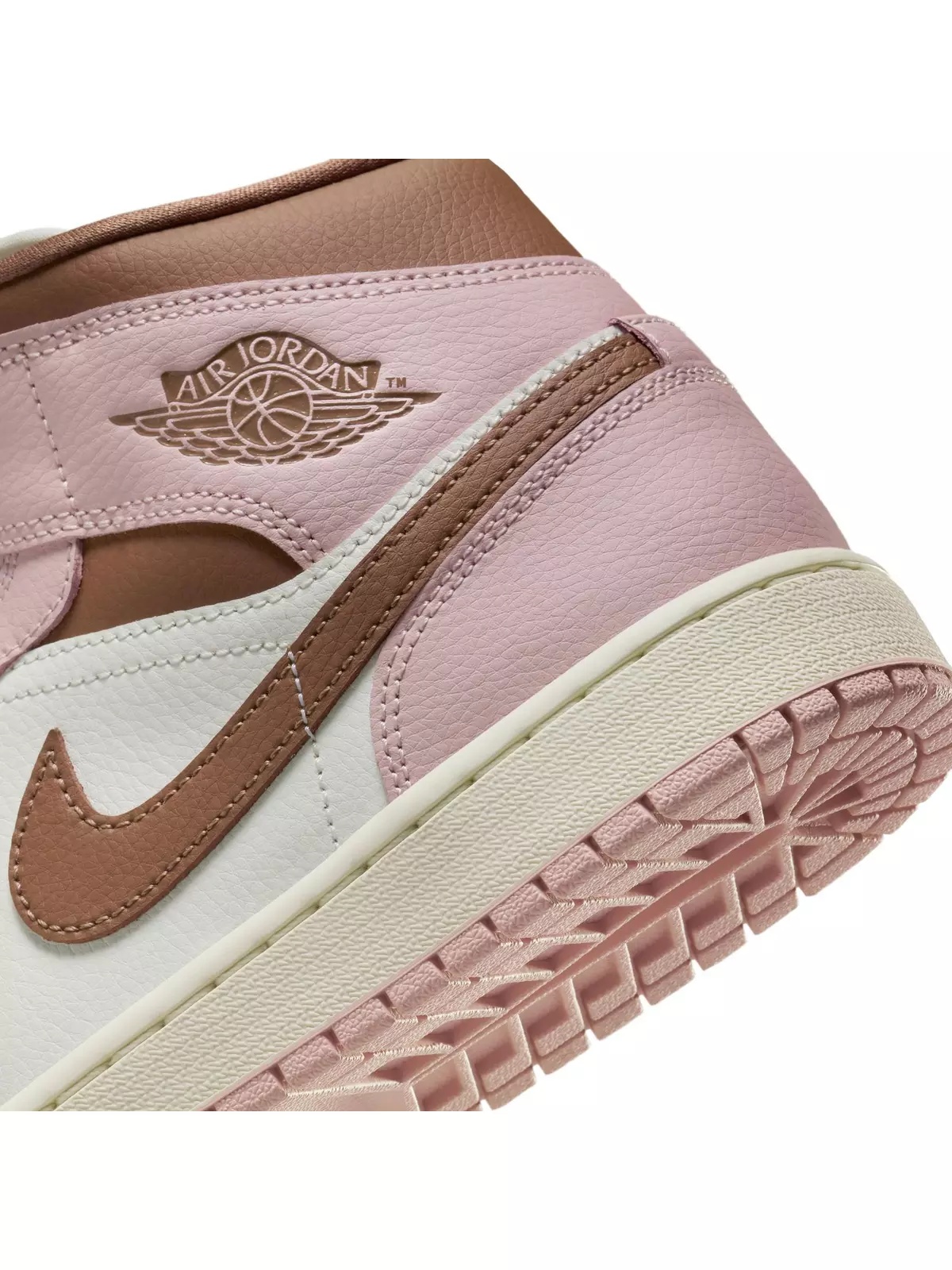 1 Mid "Pink Oxford/Archaeo Brown/Sail" Women's Shoe - 11