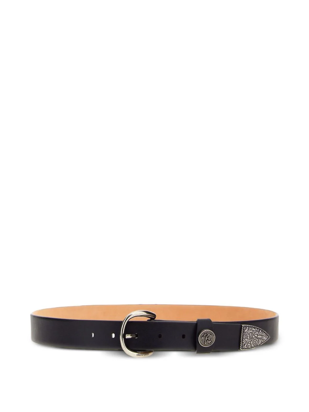buckle leather belt - 1