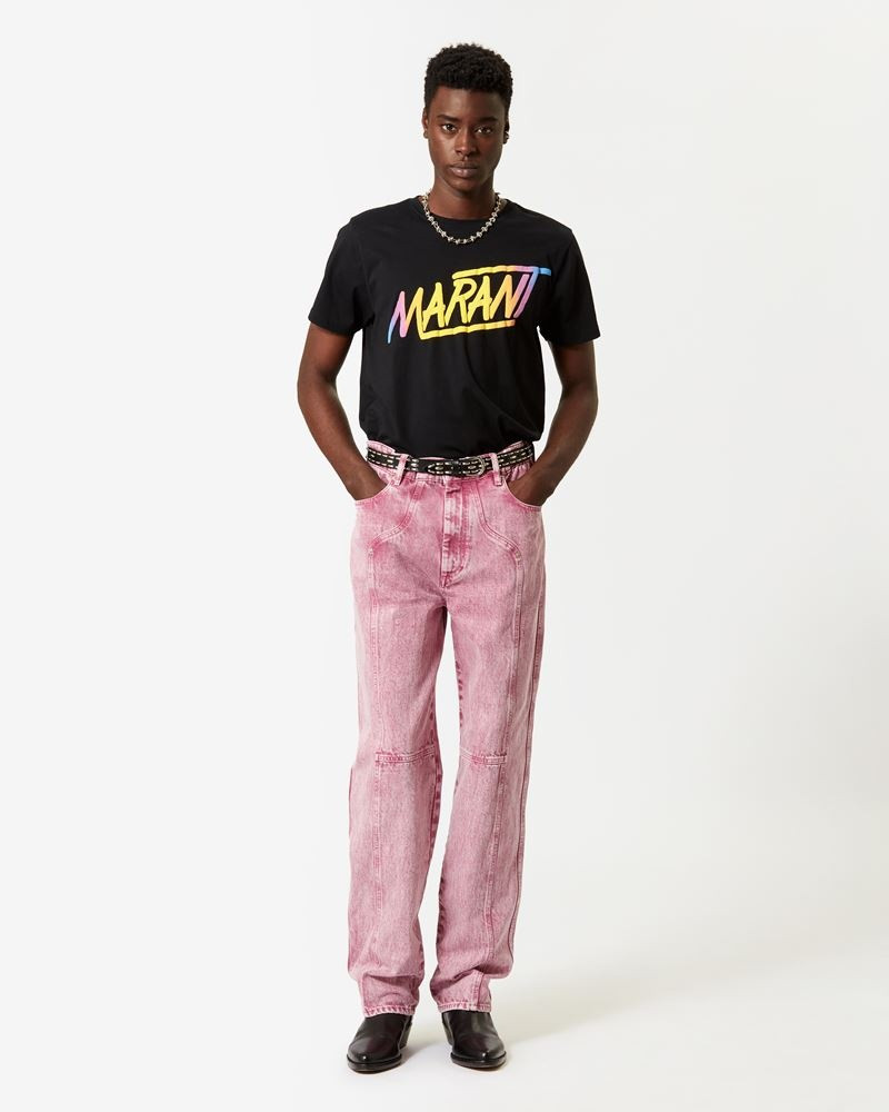 Isabel Marant ZAFFERH COTTON LOGO T-SHIRT outlook