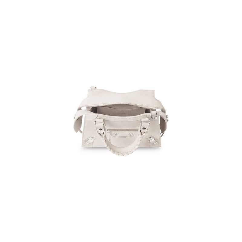 Women's Neo Classic Mini Handbag in Cream 5