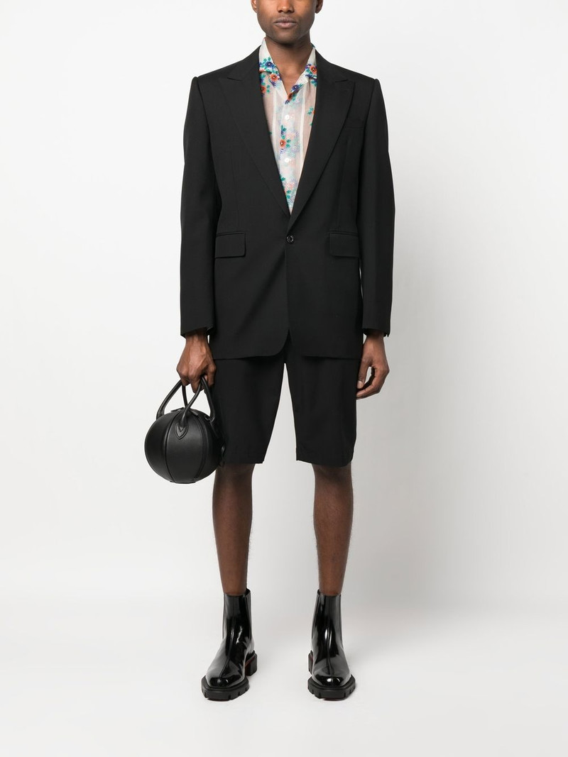 Alexander McQueen single-breasted button blazer outlook