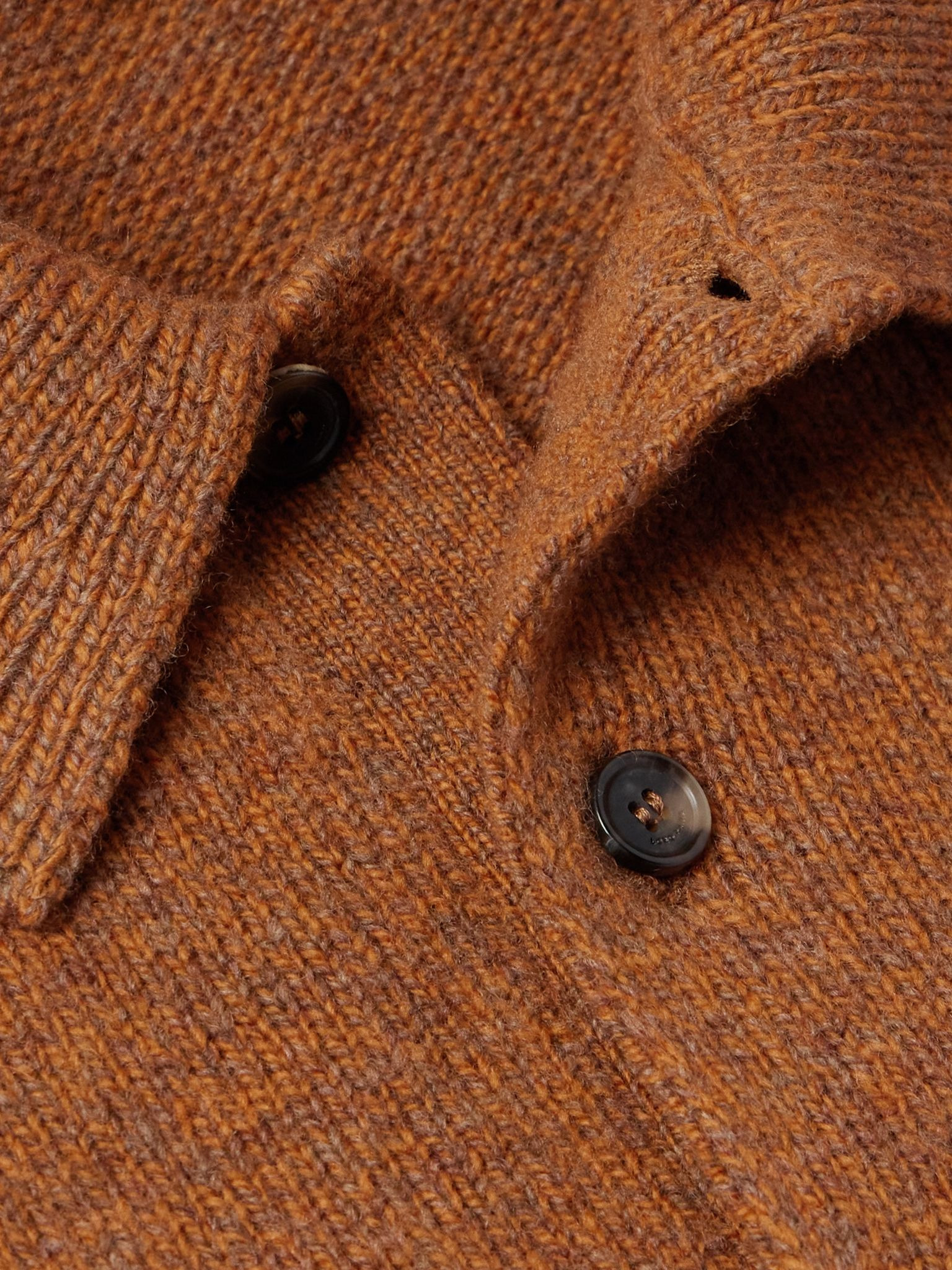 Virgin Wool Sweater Orange - 5