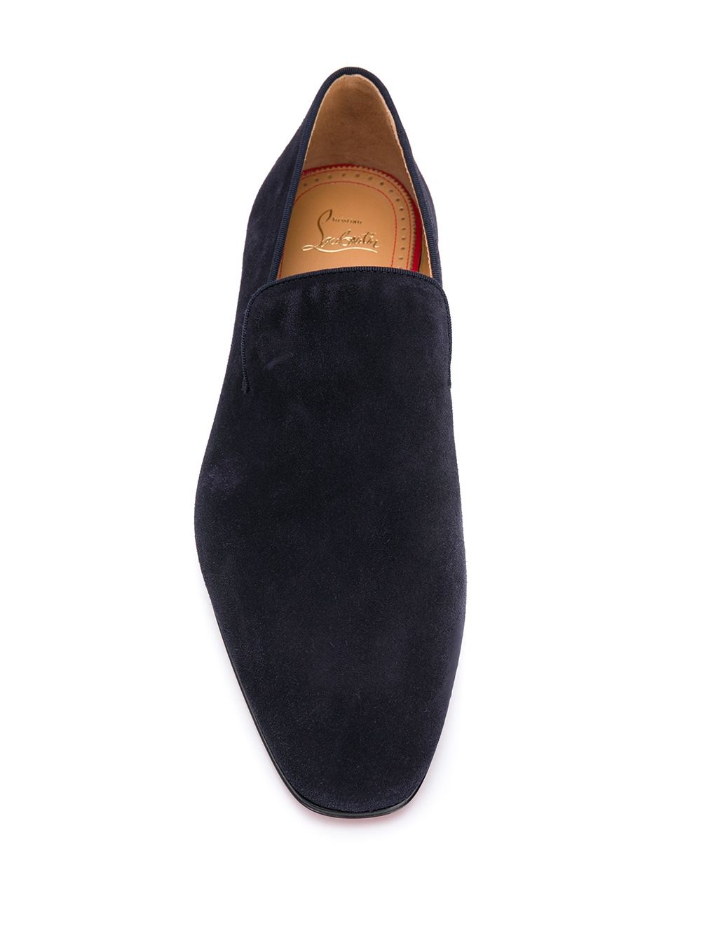 smooth leather loafers - 4