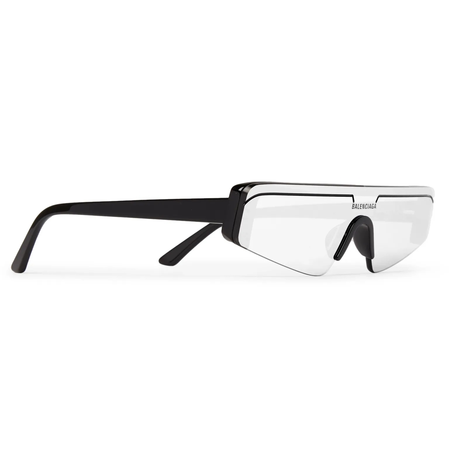 Ski Rectangle-Frame Acetate and Enamel Sunglasses - 2