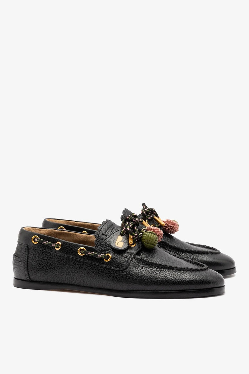Cyprus Boat Shoe Black Leather 3