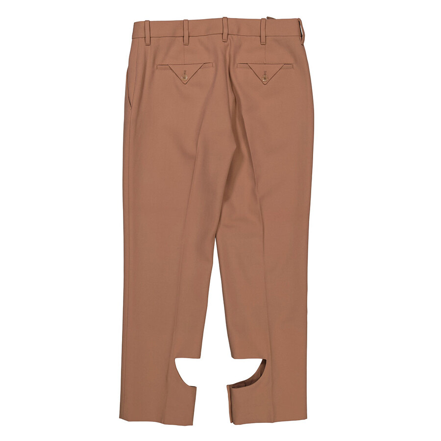 Burberry Ladies Dark Biscuit Cut Out Detail Trousers - 2