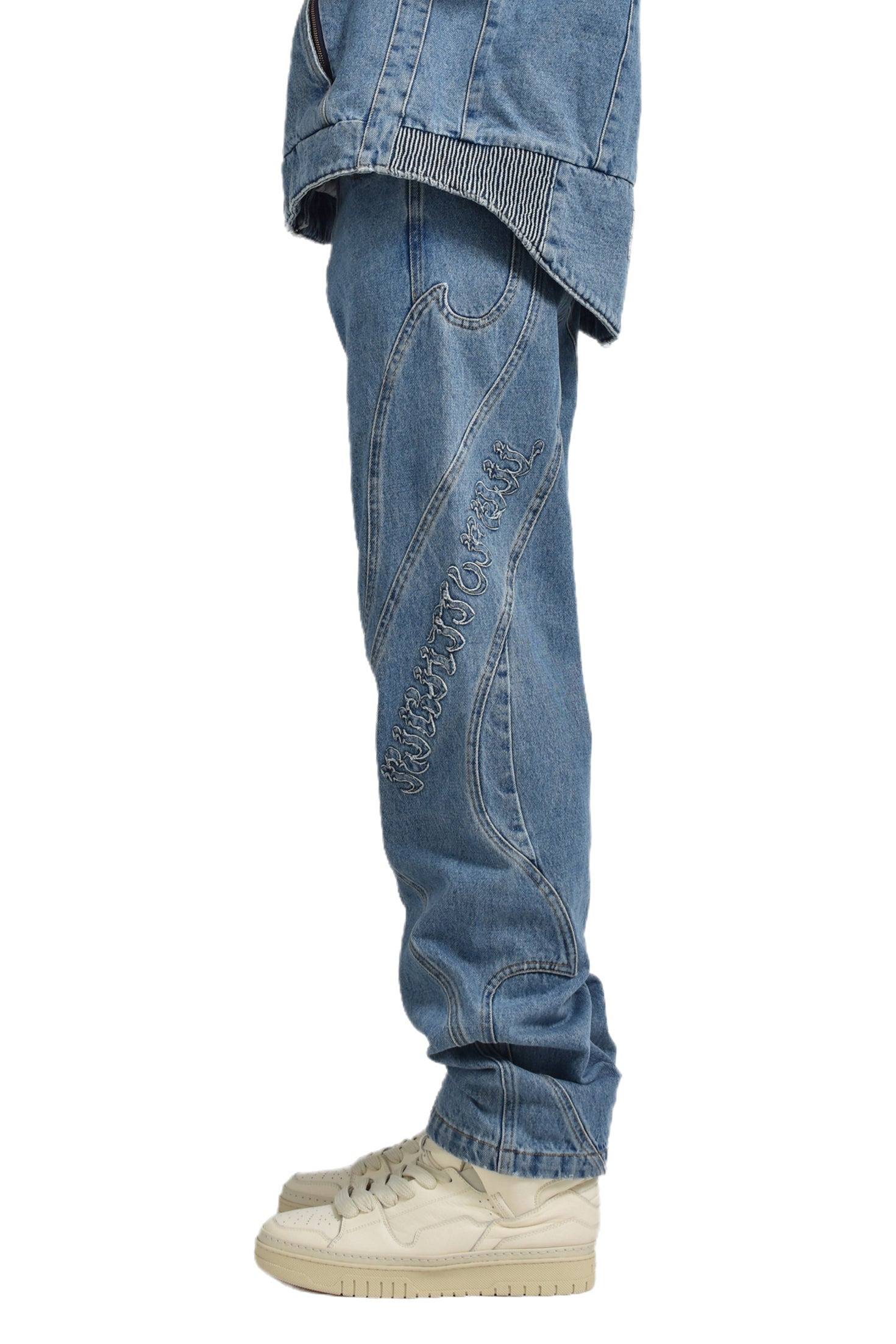 RIDER DENIM PANTS / BLU - 3