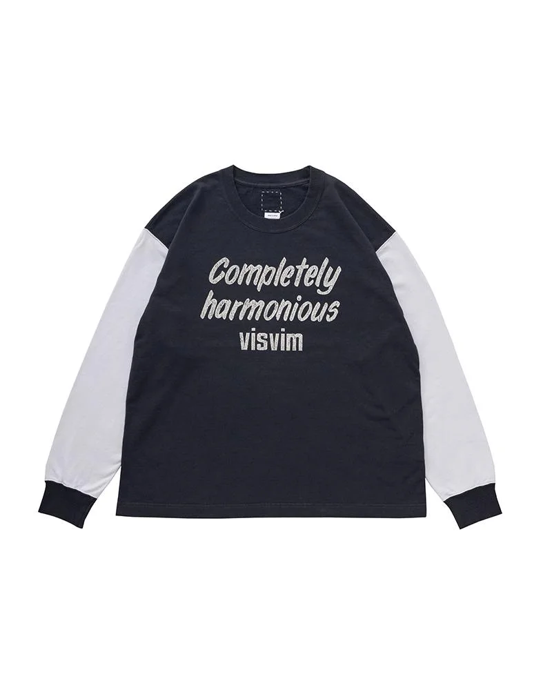 JUMBO TEE L/S DMGD CHARCOAL - 1