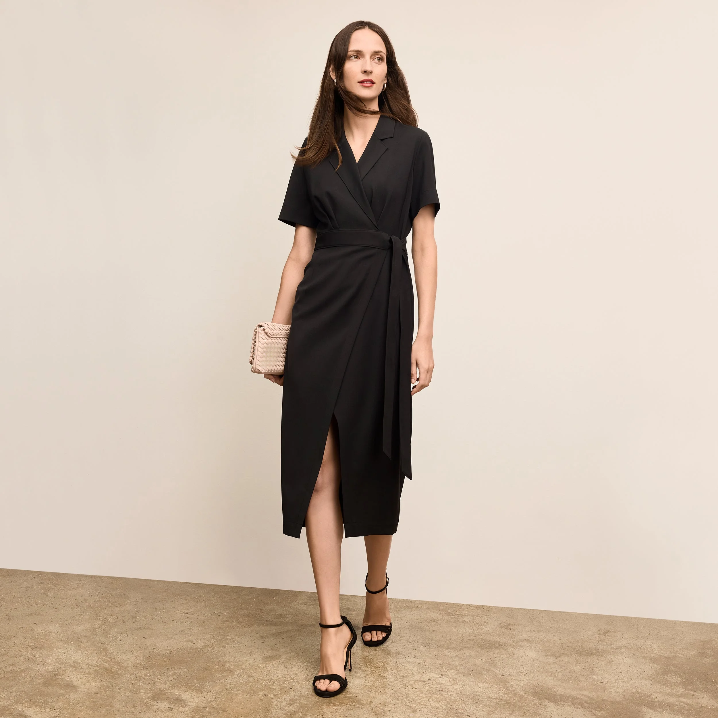 Arlette Wrap Dress - Air Twill - 1