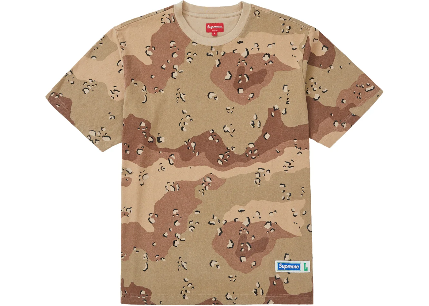 Supreme Athletic Label Tee Chocolate Chip Camo - 1