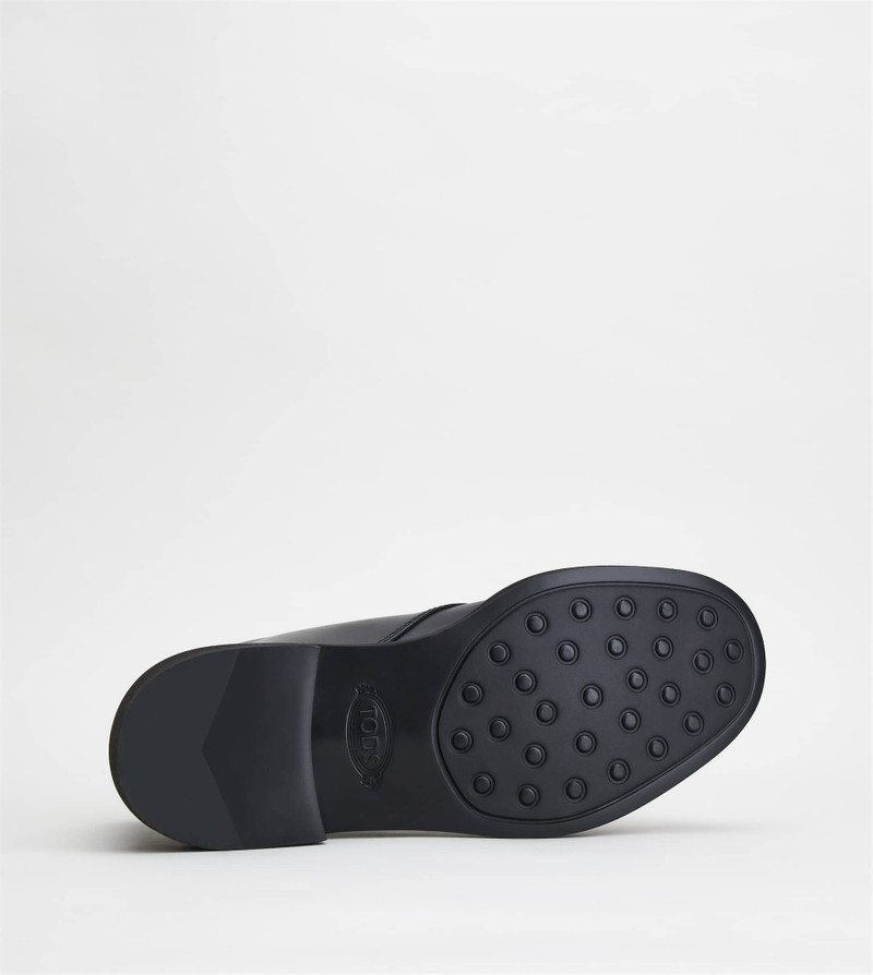 DESERT BOOTS IN LEATHER - BLACK 5