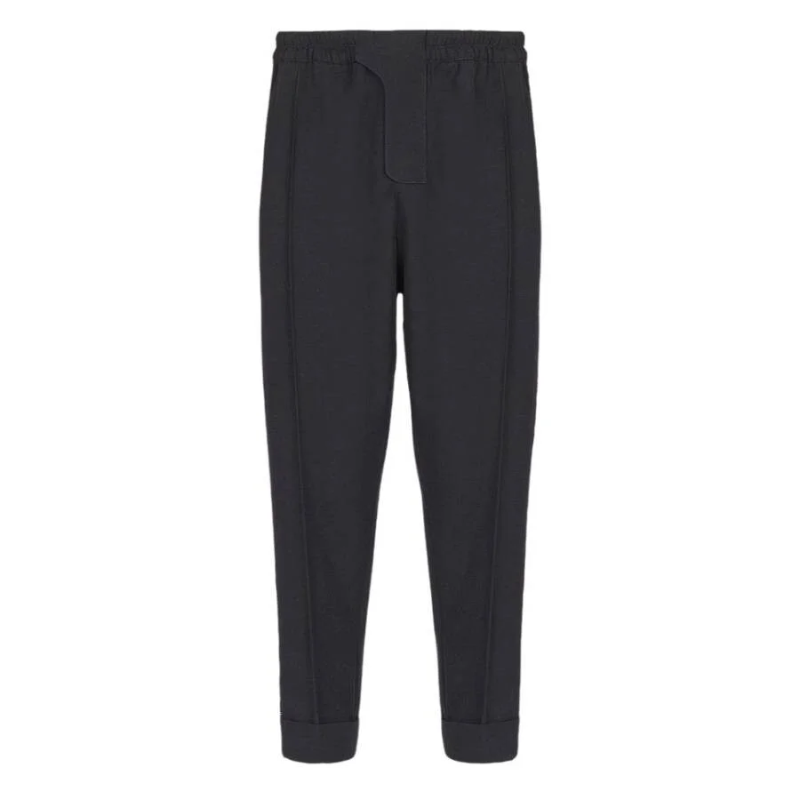 Balmain Tailored Slouch Wool Trousers - 1