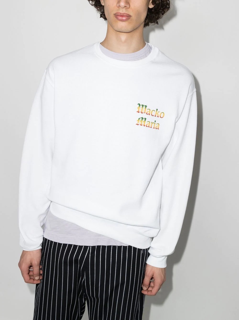 logo-print crew-neck sweatshirt - 2