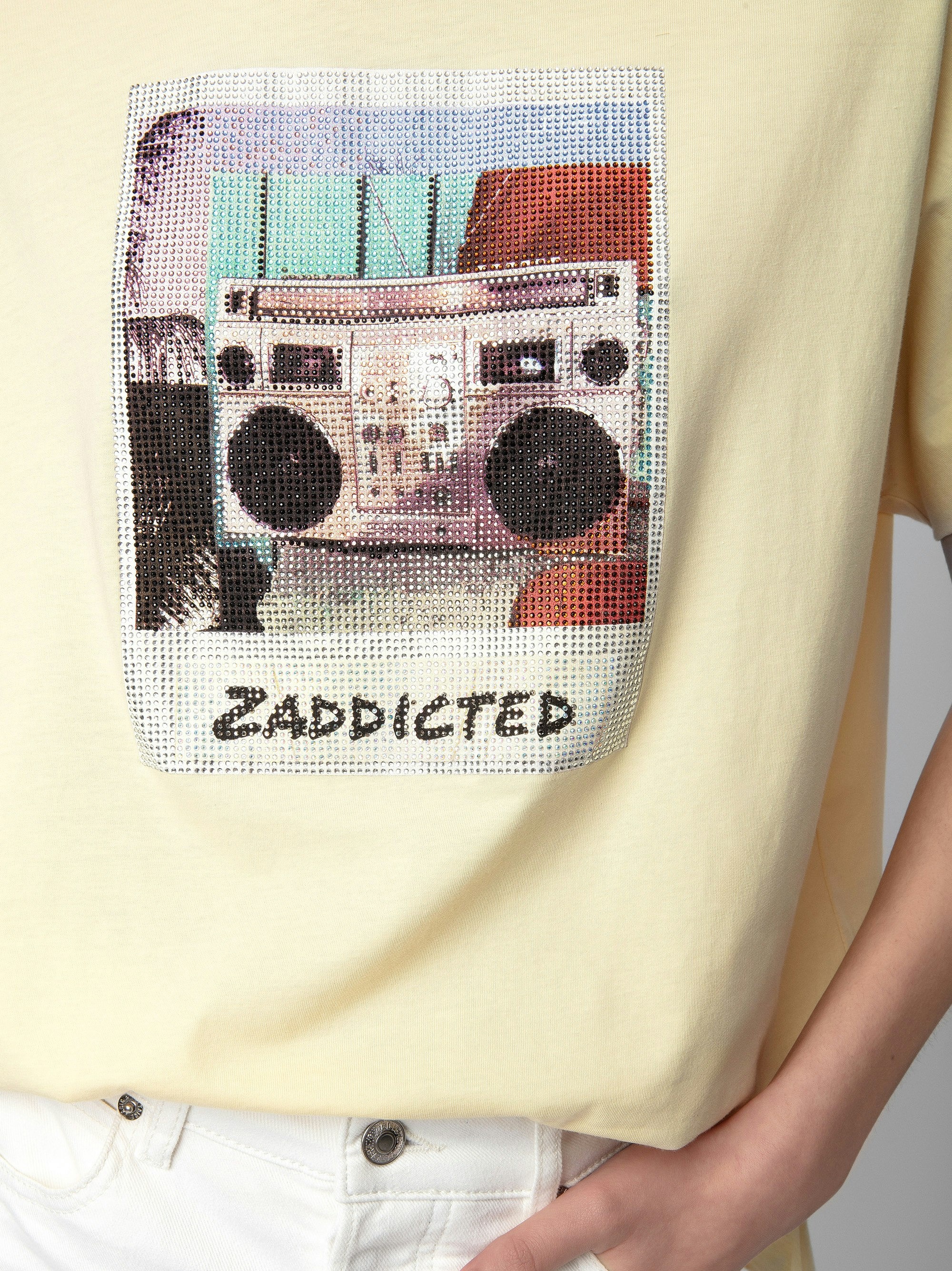 Tommer Diamanté Photoprint T-shirt - 3