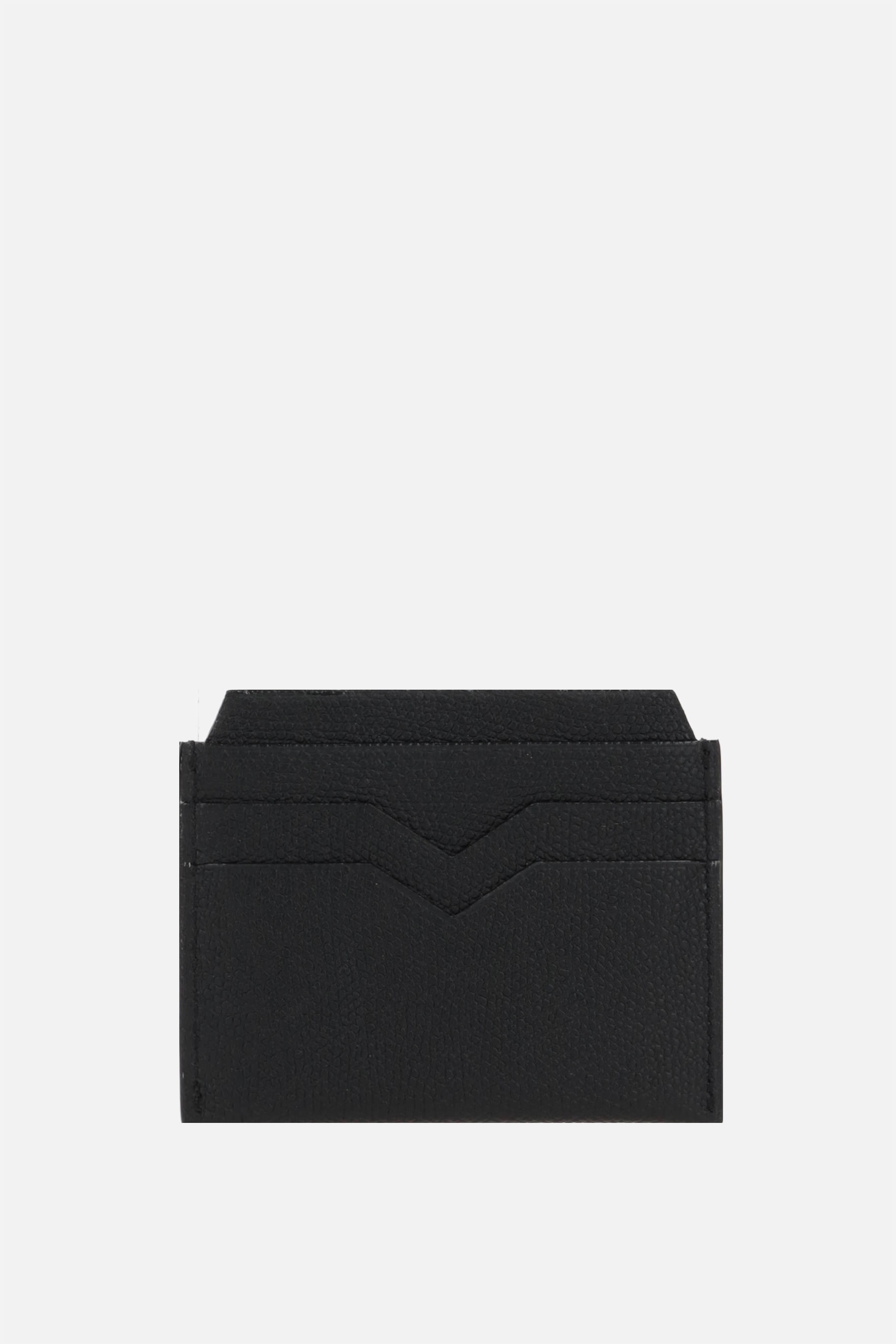 GRAINY LEATHER CARD CASE - 1