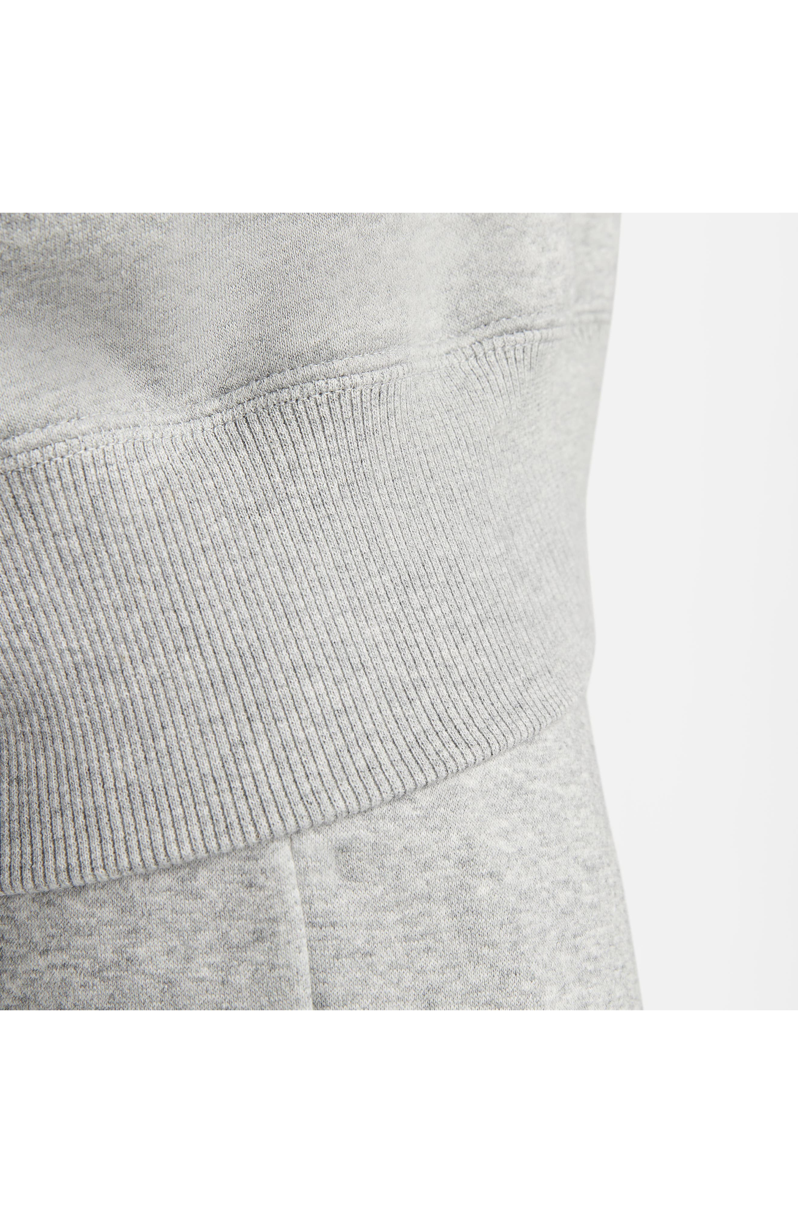 Nike Sportswear Phoenix Fleece Pullover Hoodie in Dark Grey Heather/Sail at Nordstrom - 4