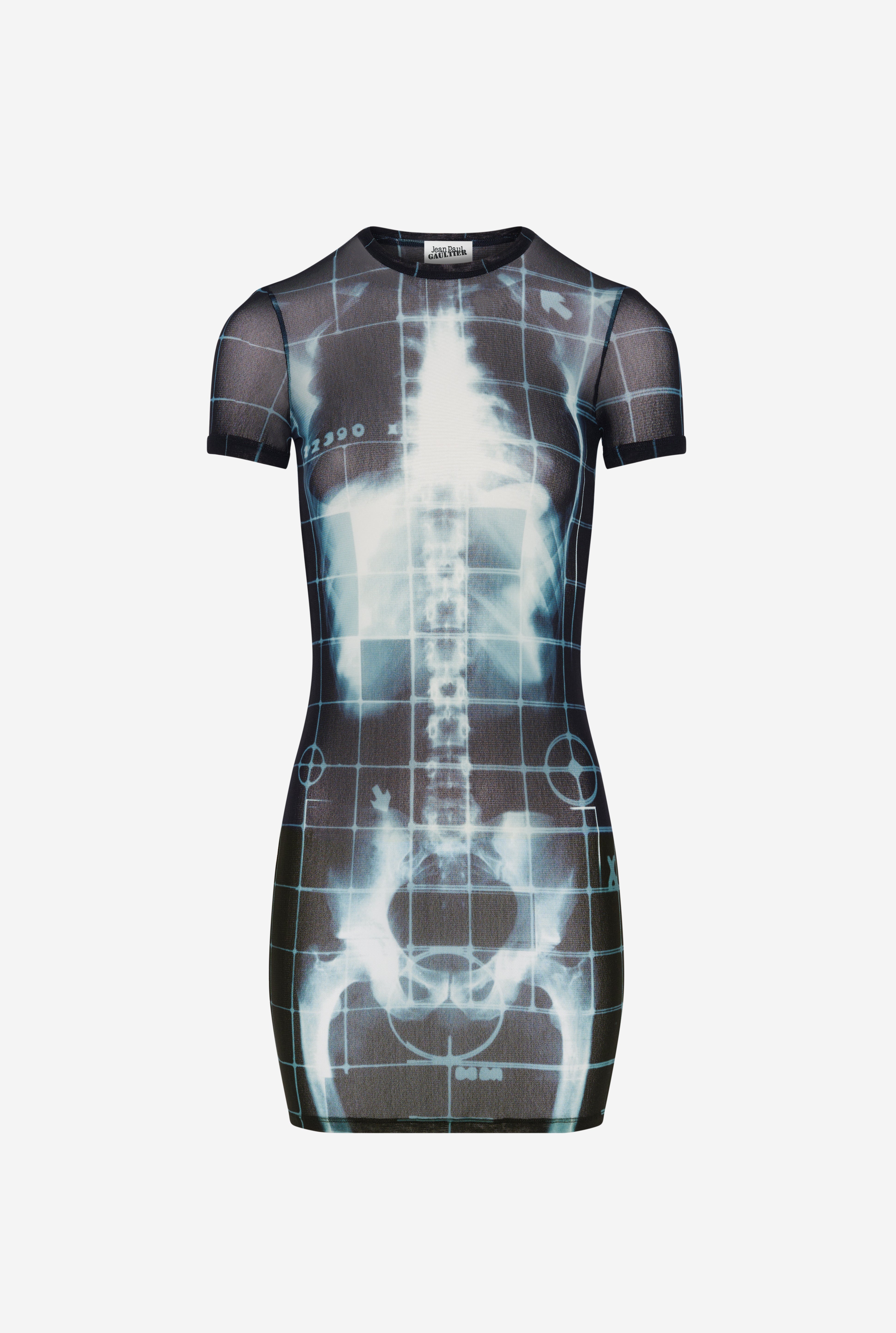 THE SHORT BLACK SQUELETOR DRESS - 6