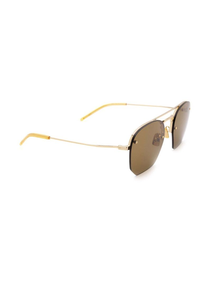 SAINT LAURENT double-bridge sunglasses outlook