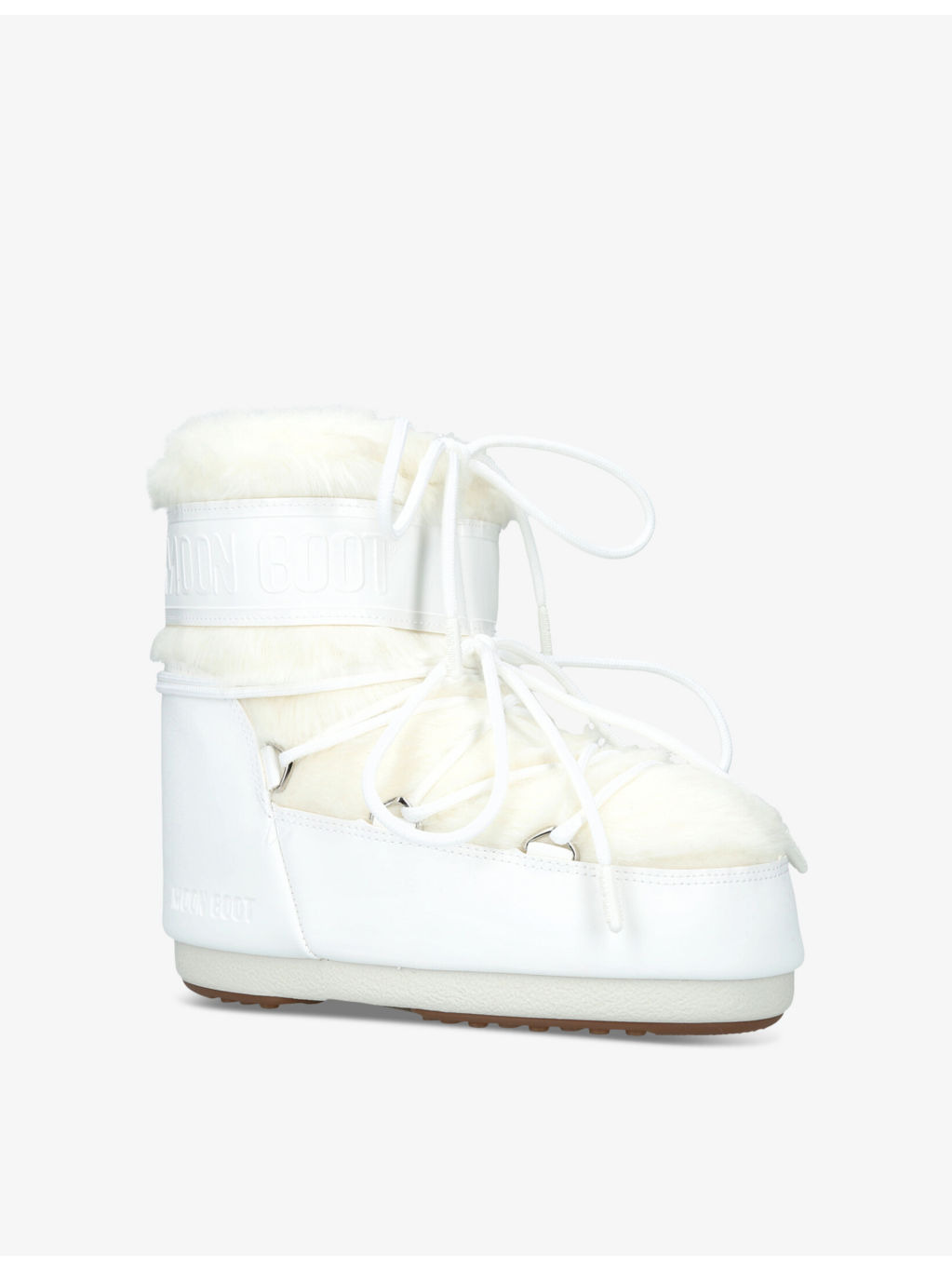 Icon Low faux-fur and leather snow boots - 3