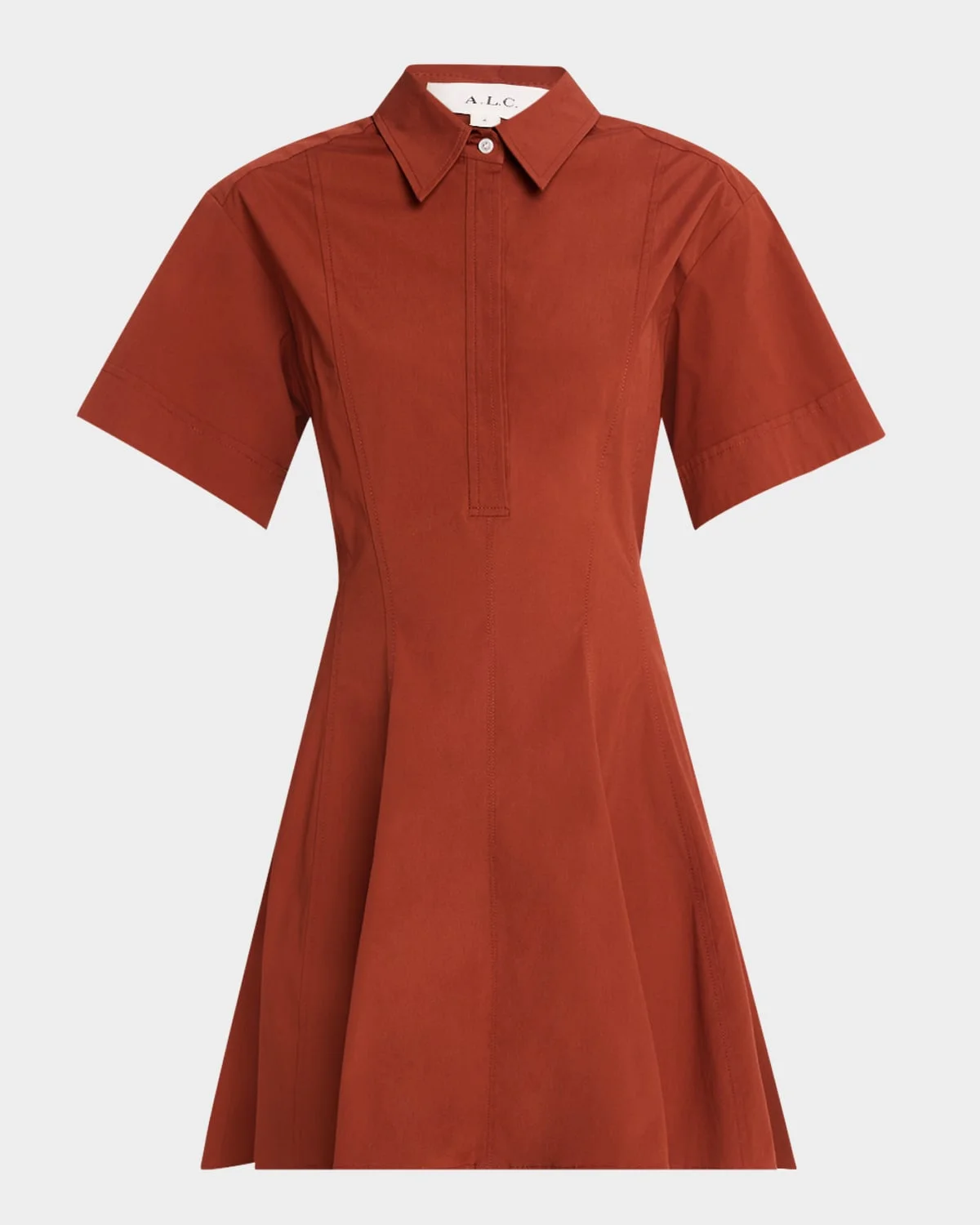 Dell Short-Sleeve Mini Dress - 1