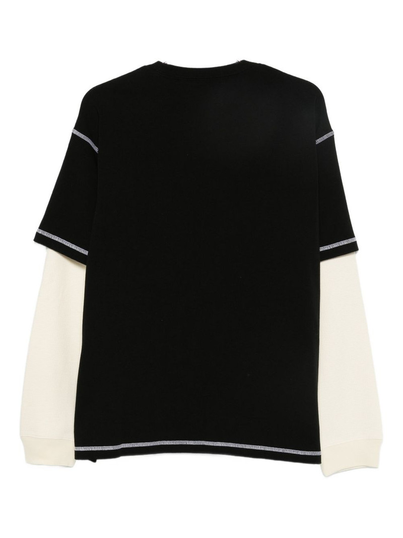 AWAKE NY seam-detail layered jumper outlook