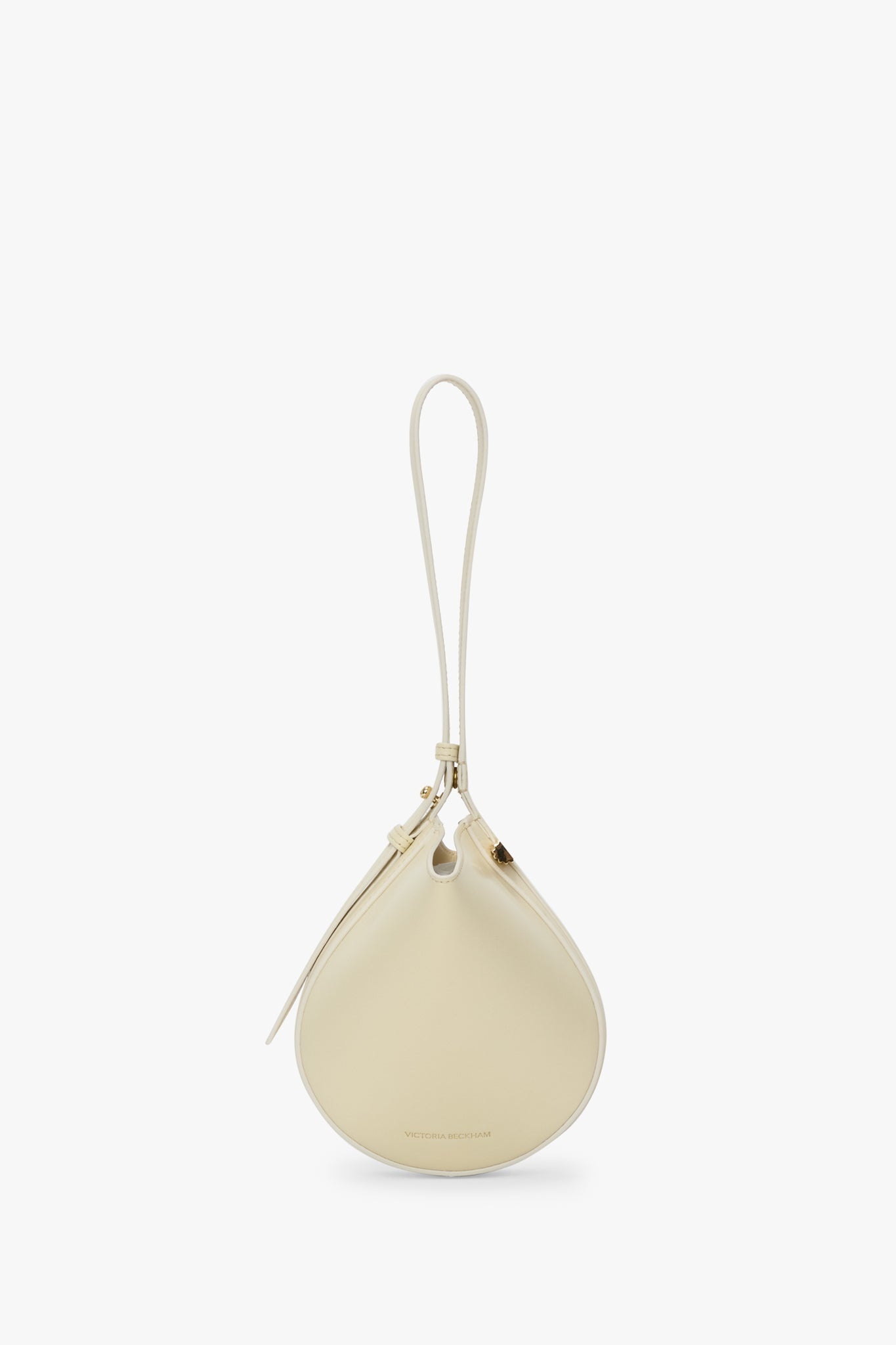 Mini Dia Pouch In Ivory Smooth Leather - 4