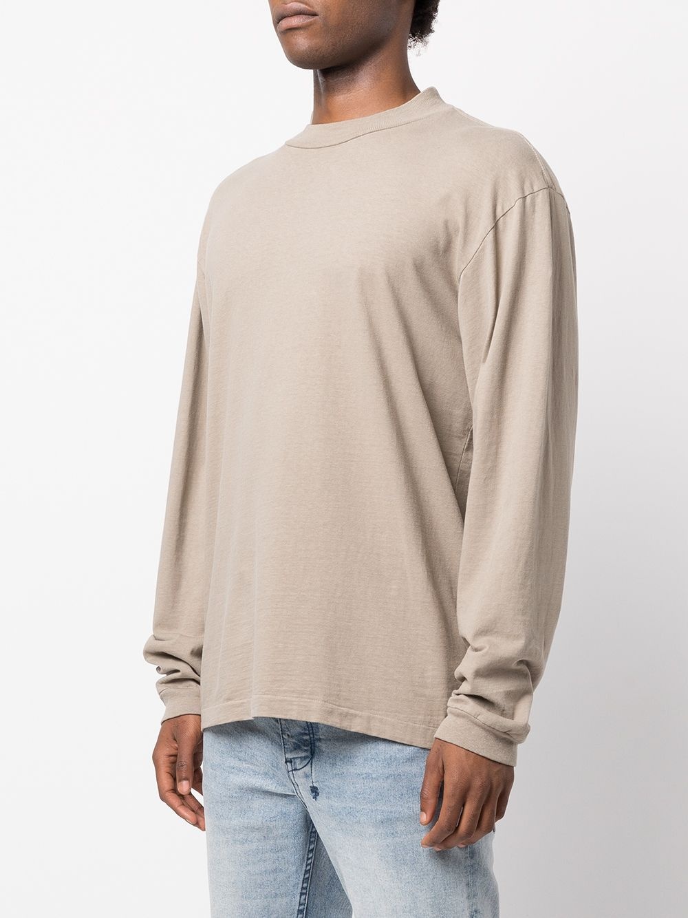 mock-neck longsleeved T-shirt - 3