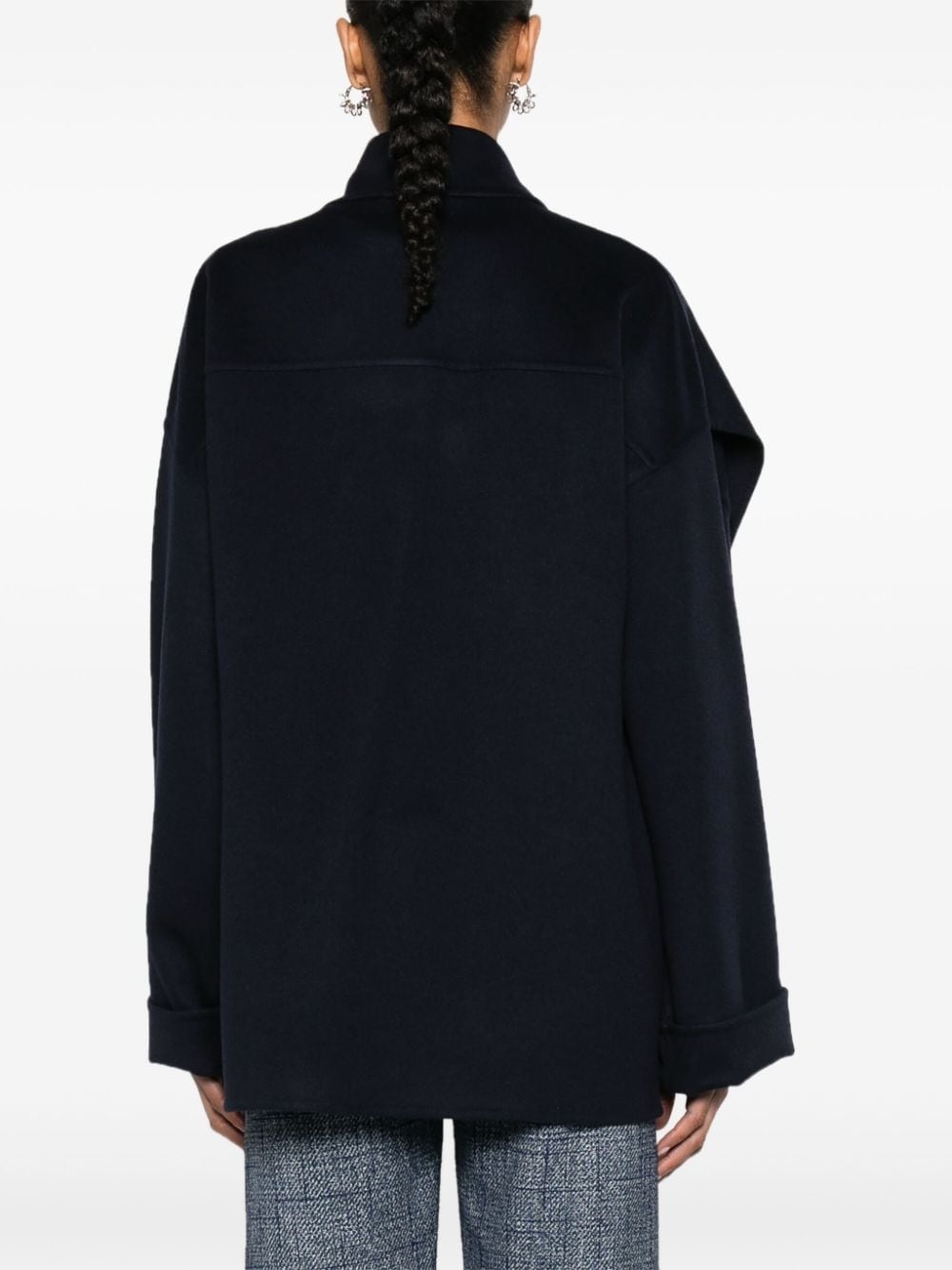 コート BOTTEGA VENETA COAT (781309V3OO0 4121) Bottega Veneta - Brushed Wool and Mohair-Blend Coat