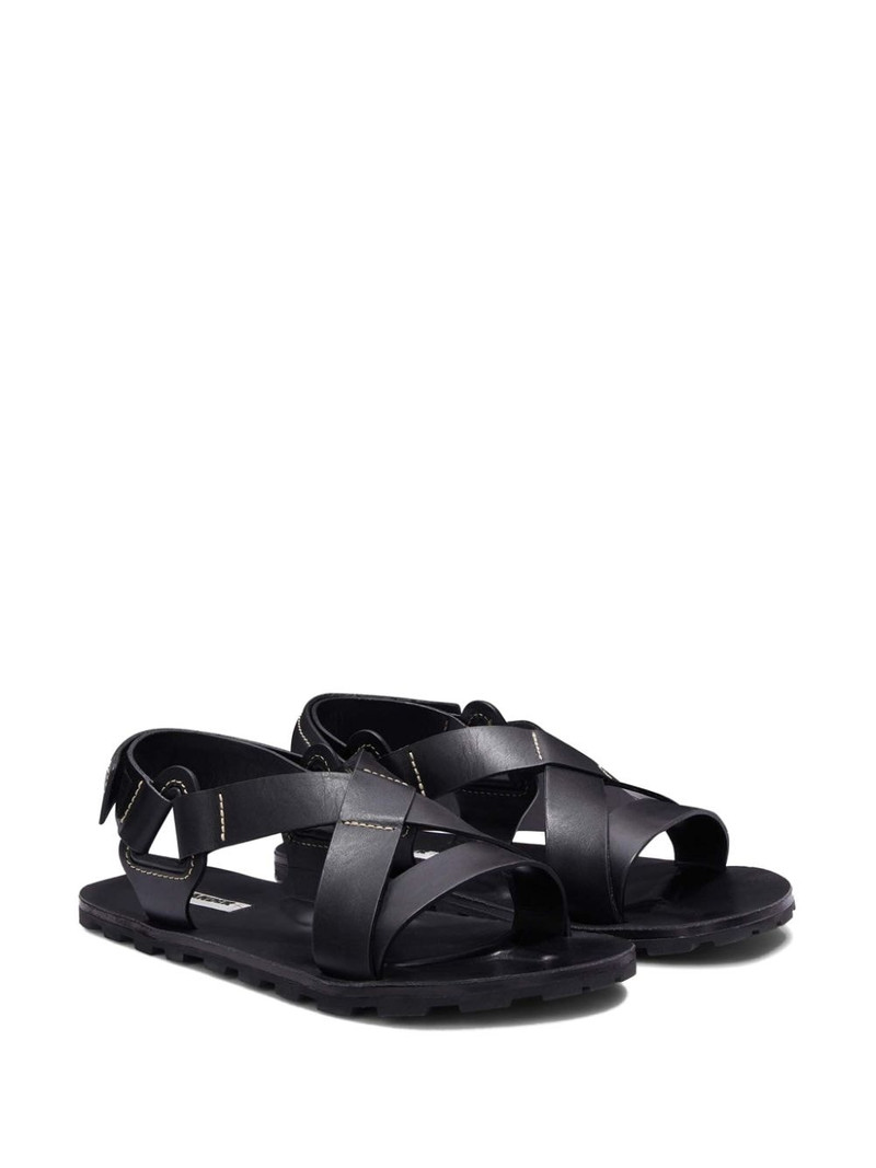 Jil Sander leather sandals outlook