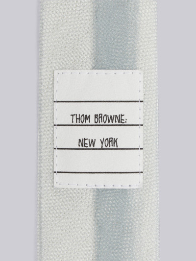 Thom Browne Dark Grey Soft Tulle Classic Tie outlook