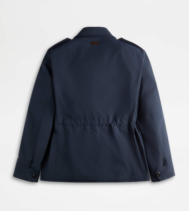 FIELD JACKET IN TECHNICAL FABRIC - BLUE 2
